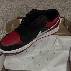 Nike Red and Black Athletic Shoes